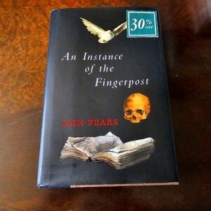 An Instance of the FingerpostNovel by Iain Pears, Hardcover, Pre-owned
